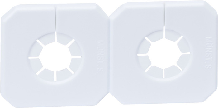 Täckbricka Vit Ø12 mm 2-pack Gelia